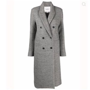 BA&SH Wisee Coat, Size S, Grey